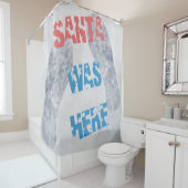 Rideaux De Douche Père Noël était là (En situation)