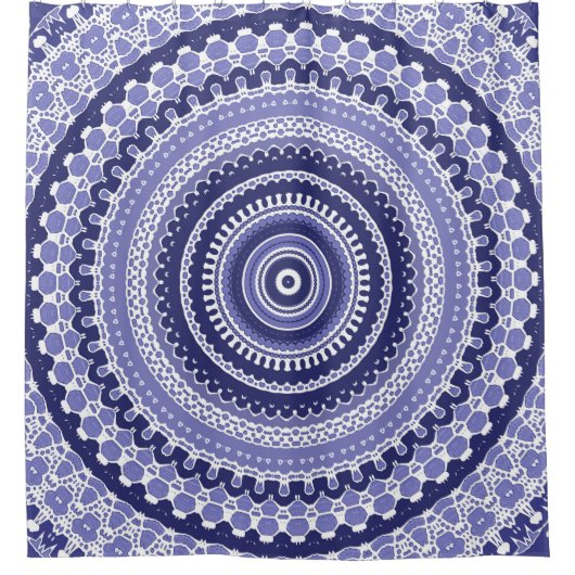 Rideaux De Douche Peri Purple Lavender Mandala (Devant)