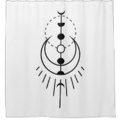 Rideaux De Douche période lunaire éclipse lunaire (Devant)