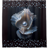 Rideaux De Douche Perle de clam (Devant)