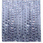 Rideaux De Douche Perles bleues brillantes (Devant)