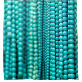 Rideaux De Douche Perles turquoise (Devant)