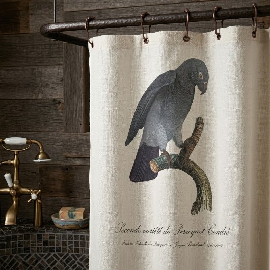 Rideaux De Douche Perroquet gris Timneh, Psittacus Timneh