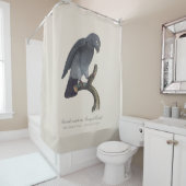 Rideaux De Douche Perroquet gris Timneh, Psittacus Timneh (En situation)