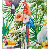 Rideaux De Douche Perroquet tropical (Devant)