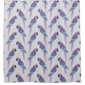 Rideaux De Douche Perroquets pourpres (Devant)