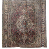 Rideaux De Douche Persia Doroksh Dusty Dull Blue Grey  (Devant)