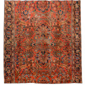 Rideaux De Douche Persia Sarouk Feuille jaune rouge (Devant)