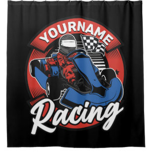 Rideaux De Douche Personalized Go Kart
