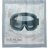 Rideaux De Douche Personalized New Hampshire Ski. Eat Sleep Ski  (Devant)