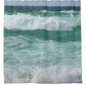 Rideaux De Douche Personnalisé Modèle tendance élégant moderne Waves (Devant)