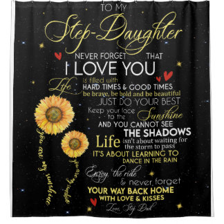 Rideaux De Douche Personnalisée À La Couverture De Ma Fille Étape