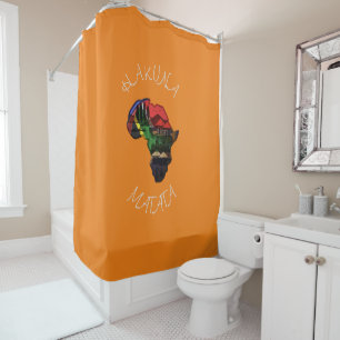 Rideaux De Douche Personnaliser des couleurs continentales en Afriqu