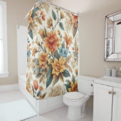 Rideaux De Douche Pétales et poésie Une affaire florale (En situation)