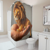 Rideaux De Douche Petit lion (En situation)