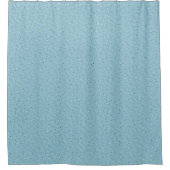Rideaux De Douche Petits pois bleu clair. (Devant)