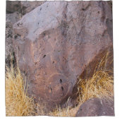 Rideaux De Douche Petroglyphe en pierre naturelle (Devant)
