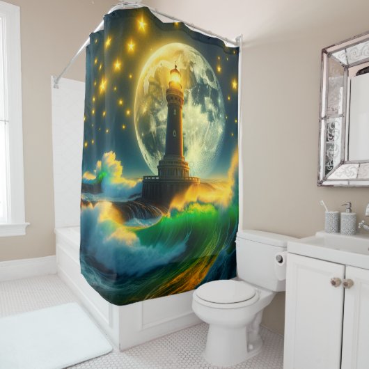 Rideaux De Douche Phare (En situation)