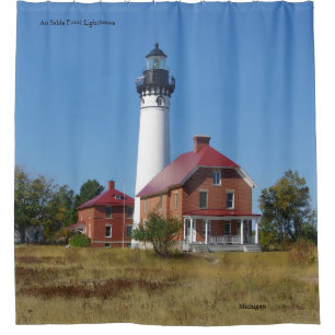 Rideaux De Douche Phare Au Sable Point