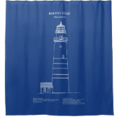 Rideaux De Douche Phare de Boston - Massachusetts - AD (Devant)
