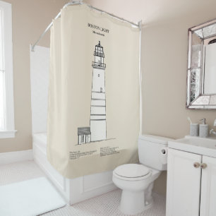 Rideaux De Douche Phare de Boston - Massachusetts - SBD