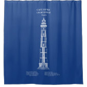 Rideaux De Douche Phare de Cape Henry - Virginie - AD (Devant)