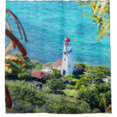 Rideaux De Douche Phare de Diamondhead Oahu Hawaï (Devant)