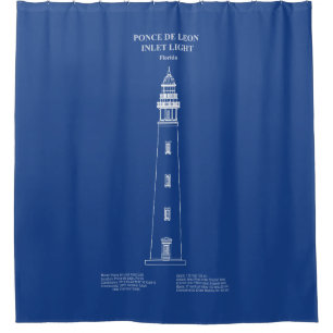 Rideaux De Douche Phare de Ponce de Leon Inlet - Floride - AD