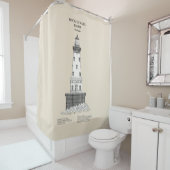 Rideaux De Douche Phare de Rock of Ages - Michigan - SBD (En situation)