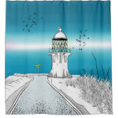 Rideaux De Douche Phare du Cap Reinga Nouvelle-Zélande (Devant)