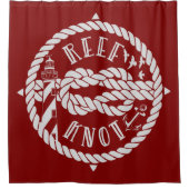 Rideaux De Douche Phare du noeud de récif (Devant)