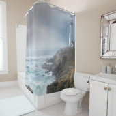 Rideaux De Douche Phare Ocean Sea View 286 (En situation)