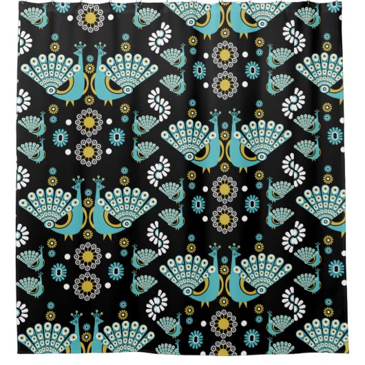 Rideaux De Douche Pheasers Peacock Art (Devant)