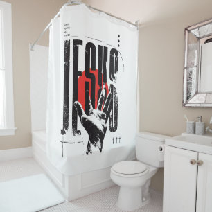 Rideaux De Douche Philippiens 2:9 Nom Au-Dessus De Tous Les Noms Rét