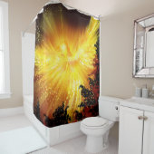 Rideaux De Douche Phoenix dans les arbres (En situation)