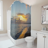 Rideaux De Douche Photo 17 coucher du soleil sur l'océan (En situation)