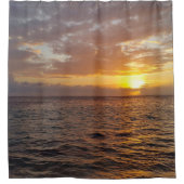 Rideaux De Douche Photo 18 coucher du soleil sur l'océan (Devant)