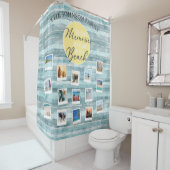 Rideaux De Douche Photo Beach Costal Stried (En situation)