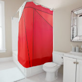 Rideaux De Douche Photo de clôture du tableau rouge (En situation)