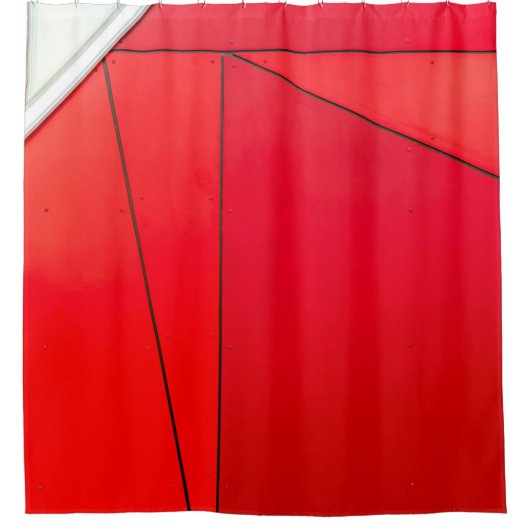 Rideaux De Douche Photo de clôture du tableau rouge (Devant)