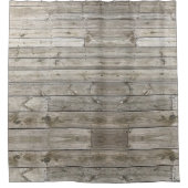 Rideaux De Douche Photo, Plaques Rustiques Planche de pont Douche ri (Devant)