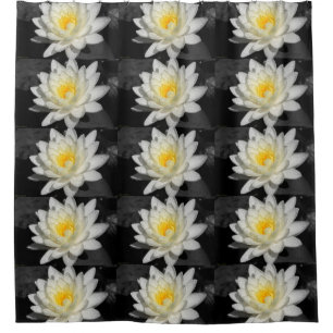 Rideaux De Douche Photo White Water Lily