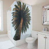 Rideaux De Douche Photographie de l'oeil de ver de palmier (En situation)