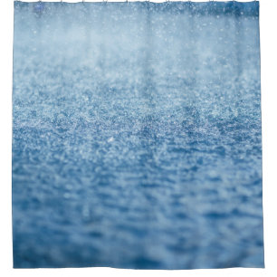 Rideaux De Douche Photographie en accéléré de la pluie