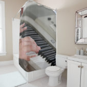 Rideaux De Douche Piano cool (En situation)