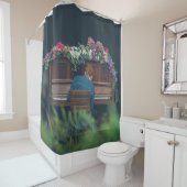 Rideaux De Douche Piano cool (En situation)