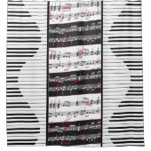 Rideaux De Douche piano et musique partition 2 piano (Devant)
