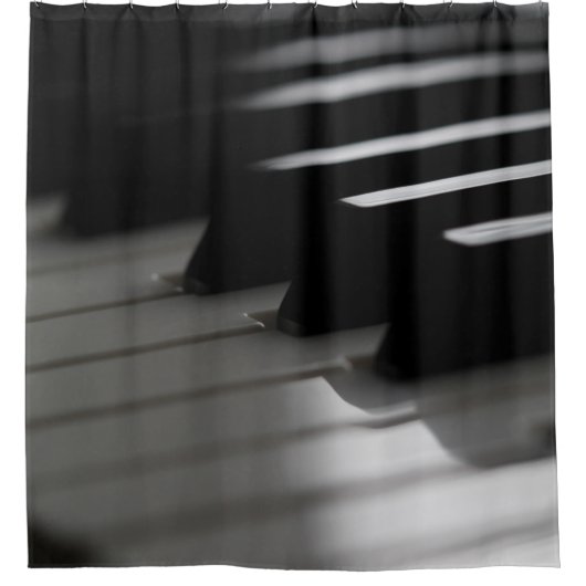 Rideaux De Douche Piano gentil (Devant)