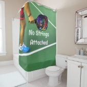 Rideaux De Douche Pickleball Funny No Strings Attaché (En situation)