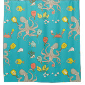 Rideaux De Douche Pickleball sous-marin turquoise (Devant)